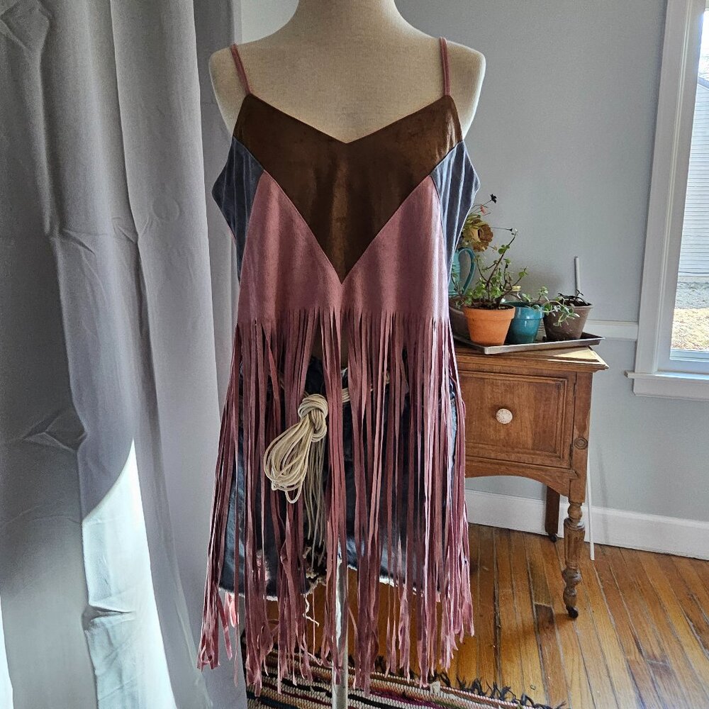 Fringe Semi Crop Top